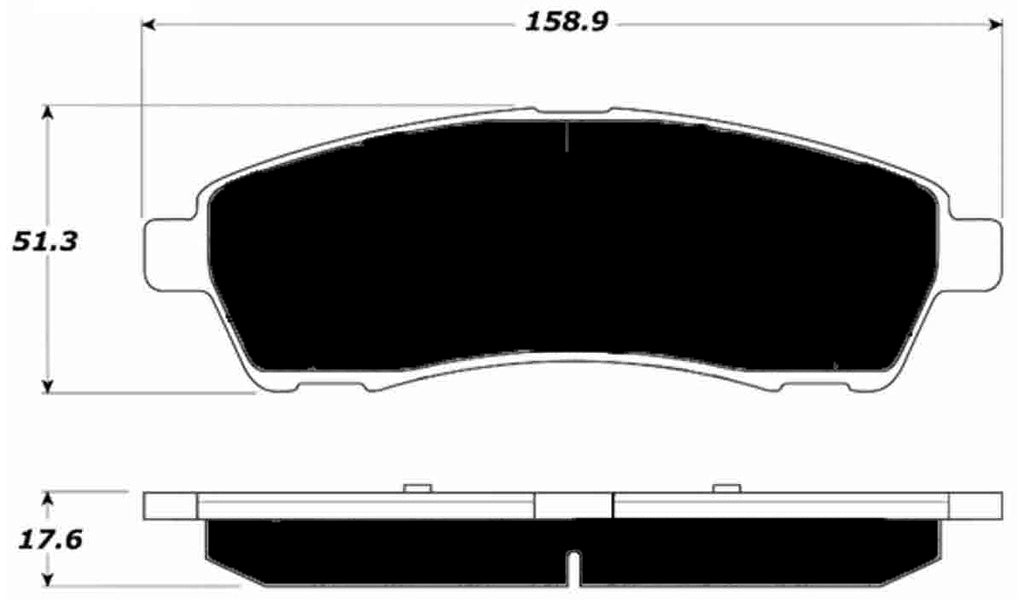 Porterfield Brake Pads for 2001 FORD F350 1 Ton 4WD SRW