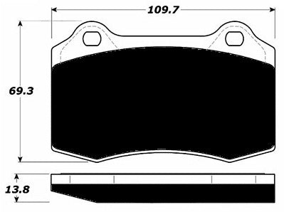 Porterfield Brake Pads for 2006 DODGE CHARGER SUPER BEE SRT-8