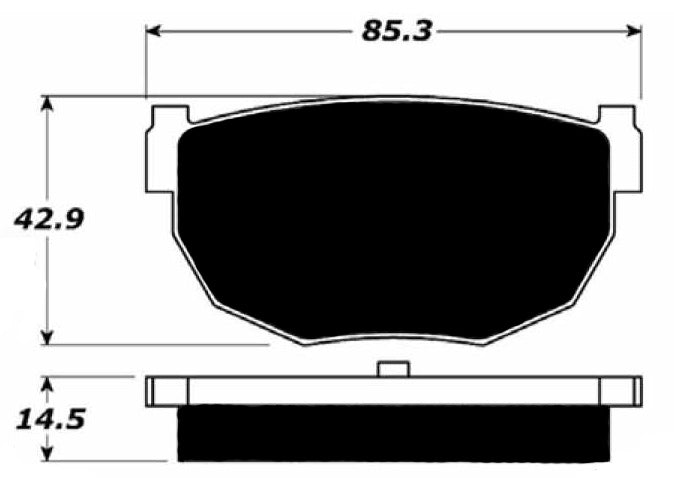Porterfield Brake Pads for 1998 NISSAN 240sx w/o ABS