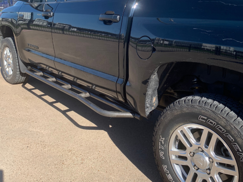 Cali Raised LED Cali Raised 2022 Toyota Tundra Rock Sliders - Non Hybrid/No Kick Out/No Filler Plate/Powder Coat CR4210