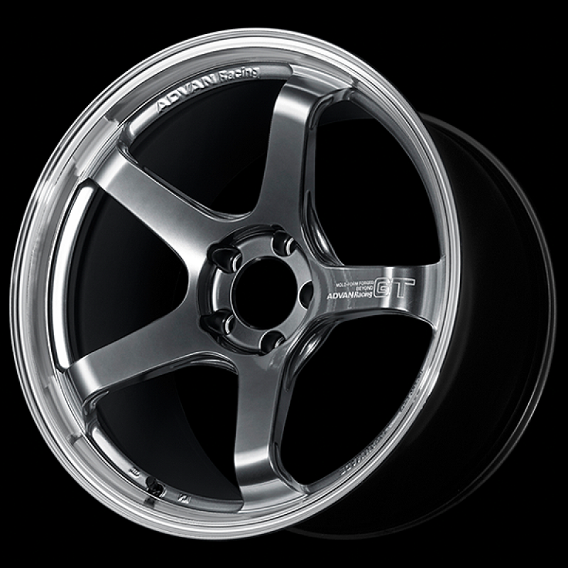 Advan GT Beyond 20X10.0 / +35 Offset / 5x114.3 BC / +35mm Bore / Machining and Hyper Platinum Black YAQB0K35EMPB