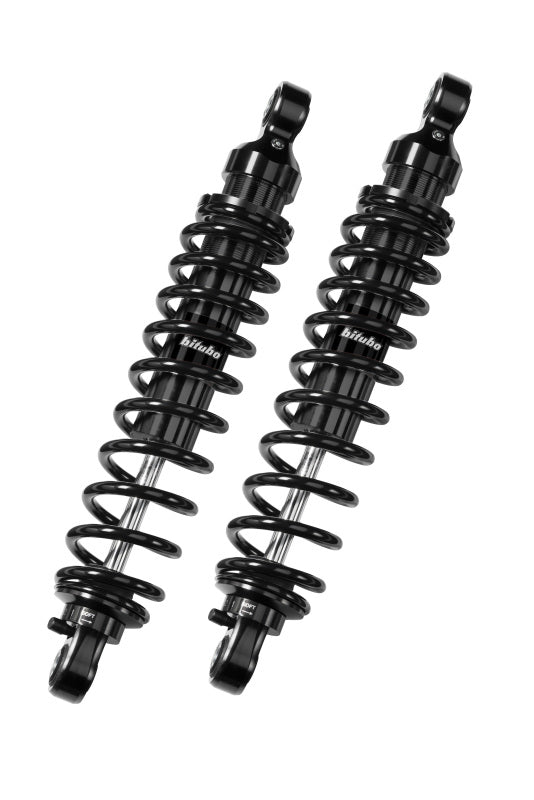 Bitubo Suspension Bitubo WME0 Twinshocks Adjustable: Spring Preload, Rebound, Length 392mm, Dark Edition SC167WME02V2