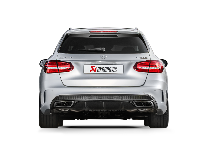 Akrapovic 15-17 AMG C63 Estate Evolution Line Cat Back (Titanium) w/ Carbon Tips (Req. Link Pipe) MTP-ME/T/2H/1