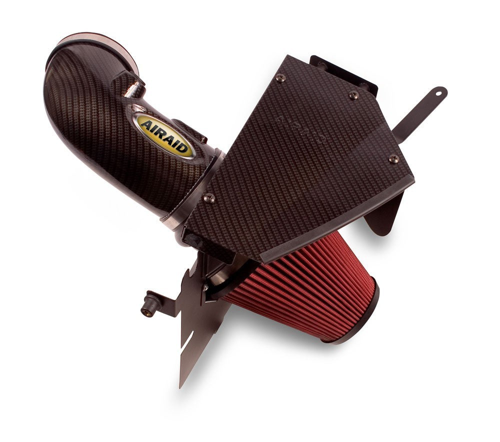 Airaid 09-14 Cadillac CTS-V 6.2L/11-14 Coupe CAD Intake System w/Carbon Look (Oiled / Red Media) 250-253C