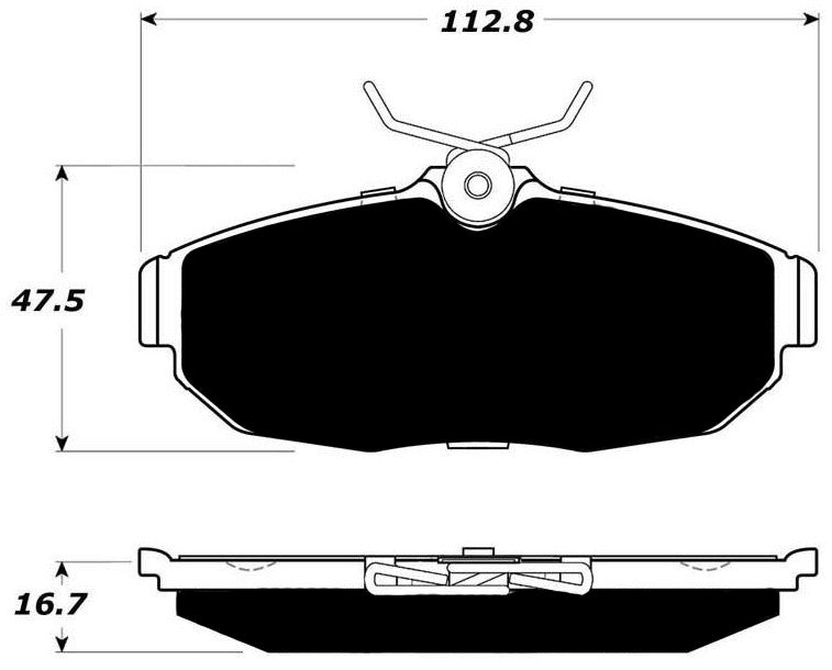 Porterfield Brake Pads for 2005 FORD MUSTANG GT V8