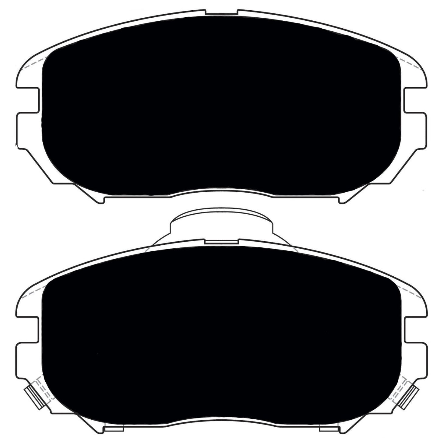 Porterfield Brake Pads for 2005 HYUNDAI SONATA V6 R/Disc