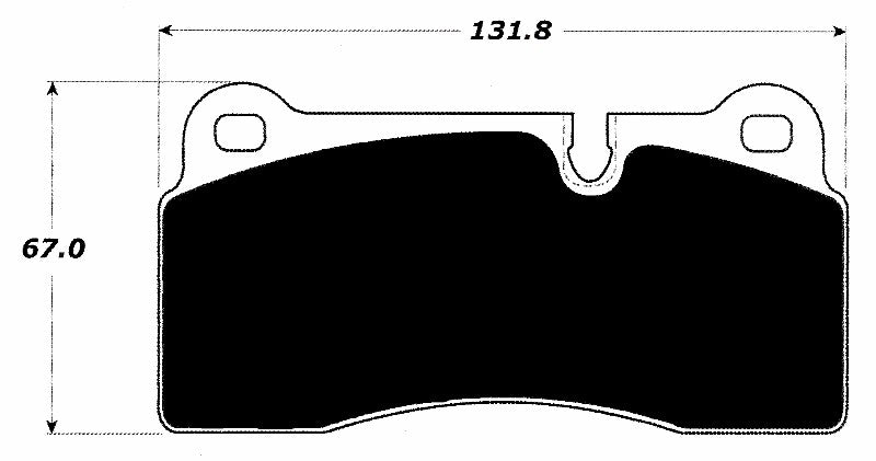 Porterfield Brake Pads for 2001 LAMBORGHINI DIABLO