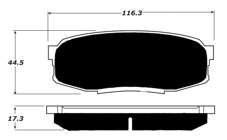 Porterfield Brake Pads for 2010 TOYOTA SEQUOIA