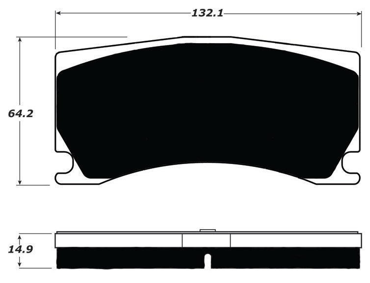 Porterfield Brake Pads for 2014 JAGUAR XKR S w/Alcon Brake Pkg.