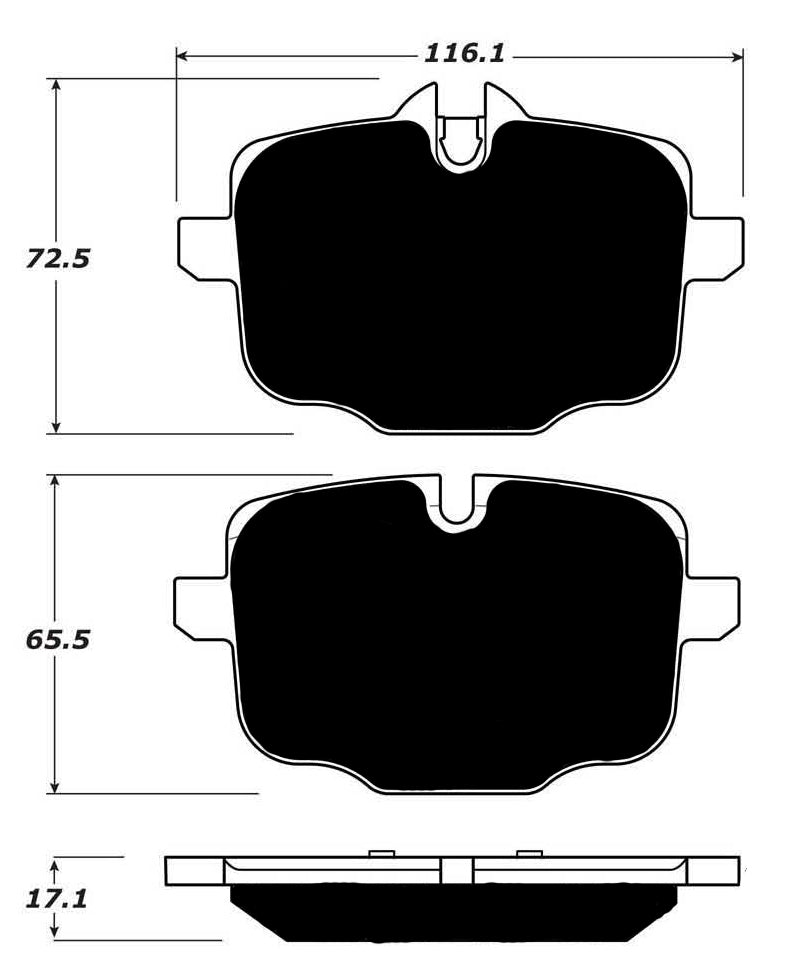 Porterfield Brake Pads for 2015 BMW 650i RWD