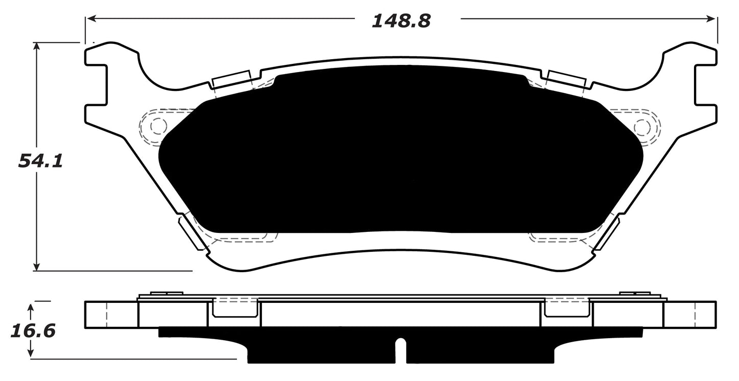 Porterfield Brake Pads for 2013 FORD F150 4WD