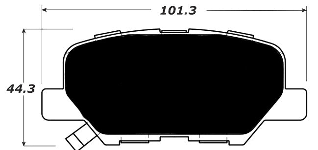 Porterfield Brake Pads for 2014 MITSUBISHI Outlander Sport
