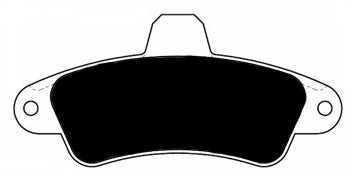 Porterfield Brake Pads for 2000 MERCURY COUGAR w/Rear Discs