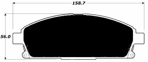 Porterfield Brake Pads for 2004 NISSAN PATHFINDER