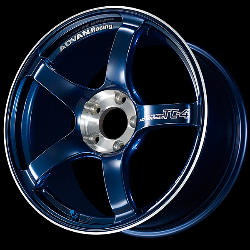 Advan TC-4 SE 16x8.0 / +35 Offset / 5x114.3 / 73mm Bore / Racing Indigo Blue and Diamond Cut YADS6G35EEF