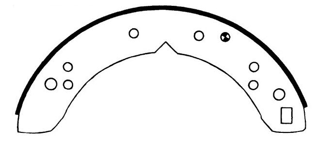 Porterfield Brake Shoes for 1966 TRIUMPH GT 6