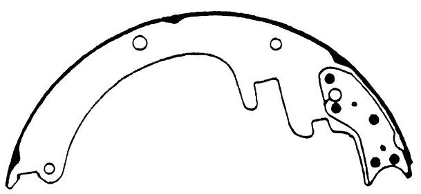 Porterfield Brake Shoes for 1999 GMC SUBURBAN 1500 4WD 13" Rear Shoe