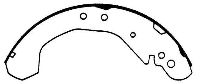 Porterfield Brake Shoes for 1991 GMC C1500 2WD Std Cab HD Ch