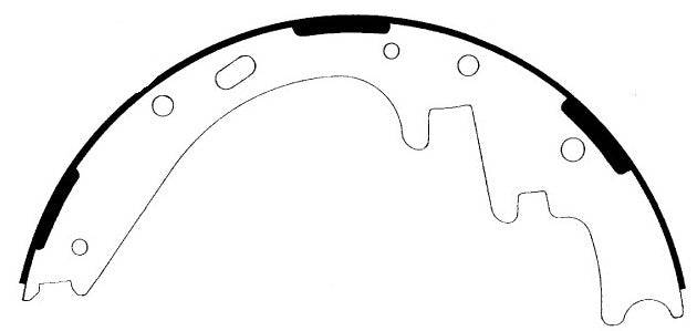 Porterfield Brake Shoes for 2002 FORD F150 2WD Rear Drum 5 Lug