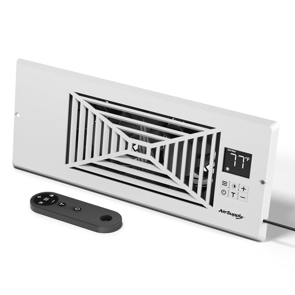 (Open Box) AirSupply BS412 Register Booster Fan