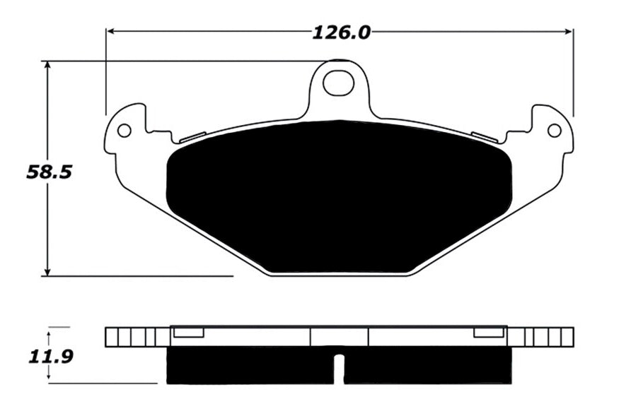 Porterfield Brake Pads for 2011 LOTUS ELISE