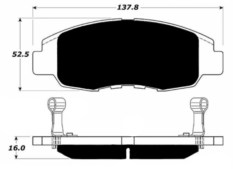 Porterfield Brake Pads for 2006 HONDA CIVIC Coupe LX