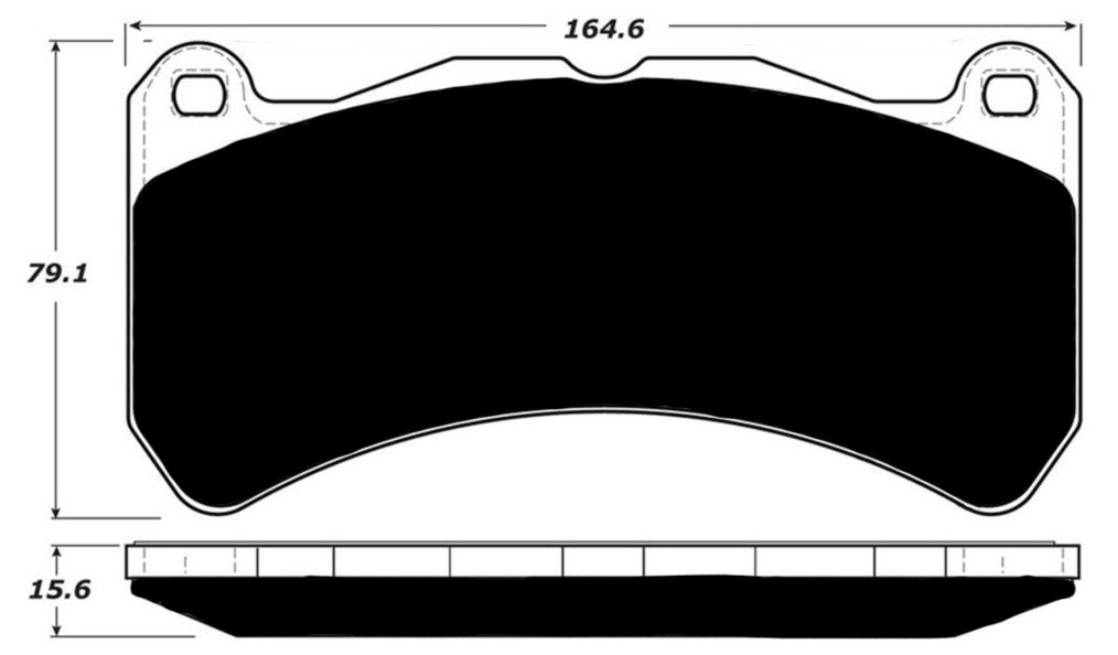 Porterfield Brake Pads for 2011 LEXUS IS F