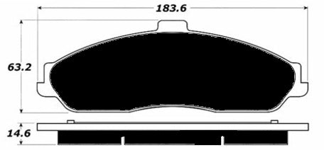 Porterfield Brake Pads for 2006 CADILLAC XLR