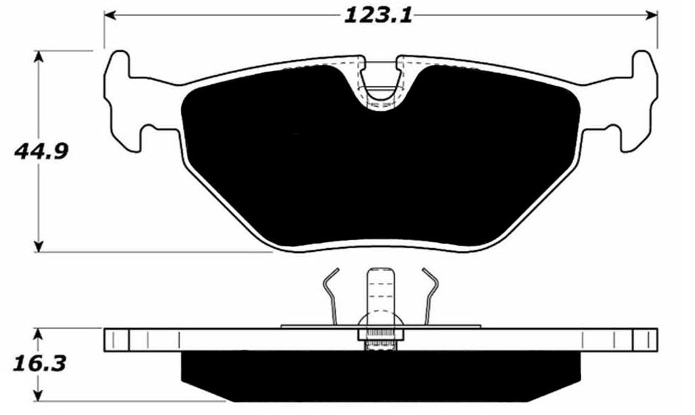Porterfield Brake Pads for 1998 BMW M3