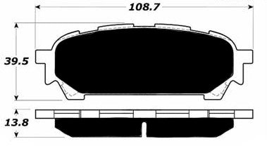 Porterfield Brake Pads for 2004 SUBARU IMPREZA WAGON