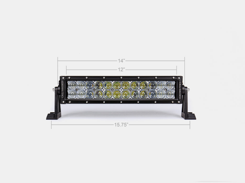 Cali Raised LED Cali Raised 14 Dual Row 5D Optic Osram Led Bar - Spot CR2302
