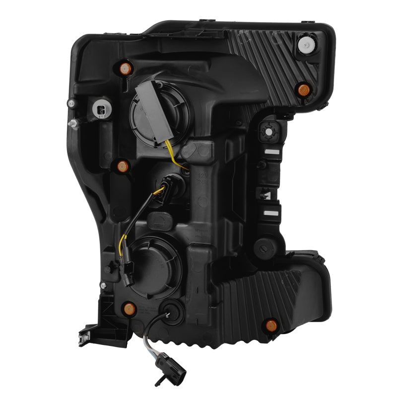 AlphaRex 17-19 Ford F-250/350/450/550 Super Duty LUXX-Series LED Proj Headlights Blk w/SS & SBDRL 880323