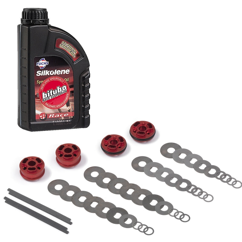 Bitubo Suspension Bitubo KFORK Kit Fork: Rebound-Compression Pistons, Shims,  + 1 Lt. Oil KFORK009
