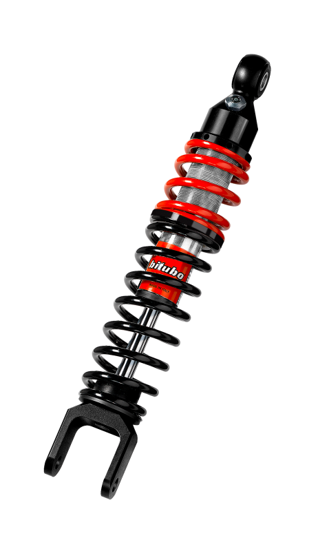Bitubo Suspension Bitubo YXB0 Monoshock Rear Adjustable: Spring Preload, Red And Black Springs SC066YXB01