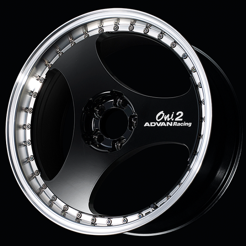 Advan ONI2 Progressive 20x10.5 / +20 Off / 5x114.3 / 73mm Bore / Machining and Racing Gloss Black YAYP0L20EBF