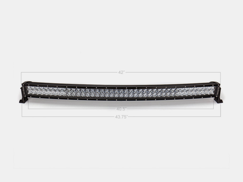 Cali Raised LED Cali Raised 42 Curved Dual Row 5D Optic Osram Led Bar - Spot CR2312