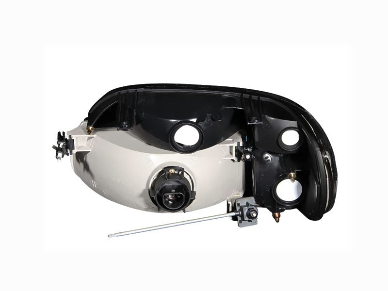 Anzo 1995-2001 Ford Explorer Crystal Headlights Chrome w/ Corner Lights 2pc