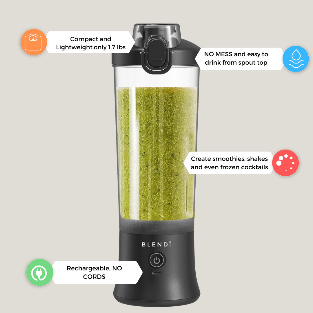 X  Ice Crushing Portable Blender (24oz)-4