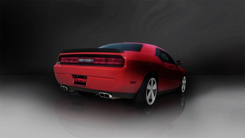 Corsa 09-10 Dodge Challenger R/T 5.7L V8 Auto Polished Xtreme Cat-Back Exhaust 14436