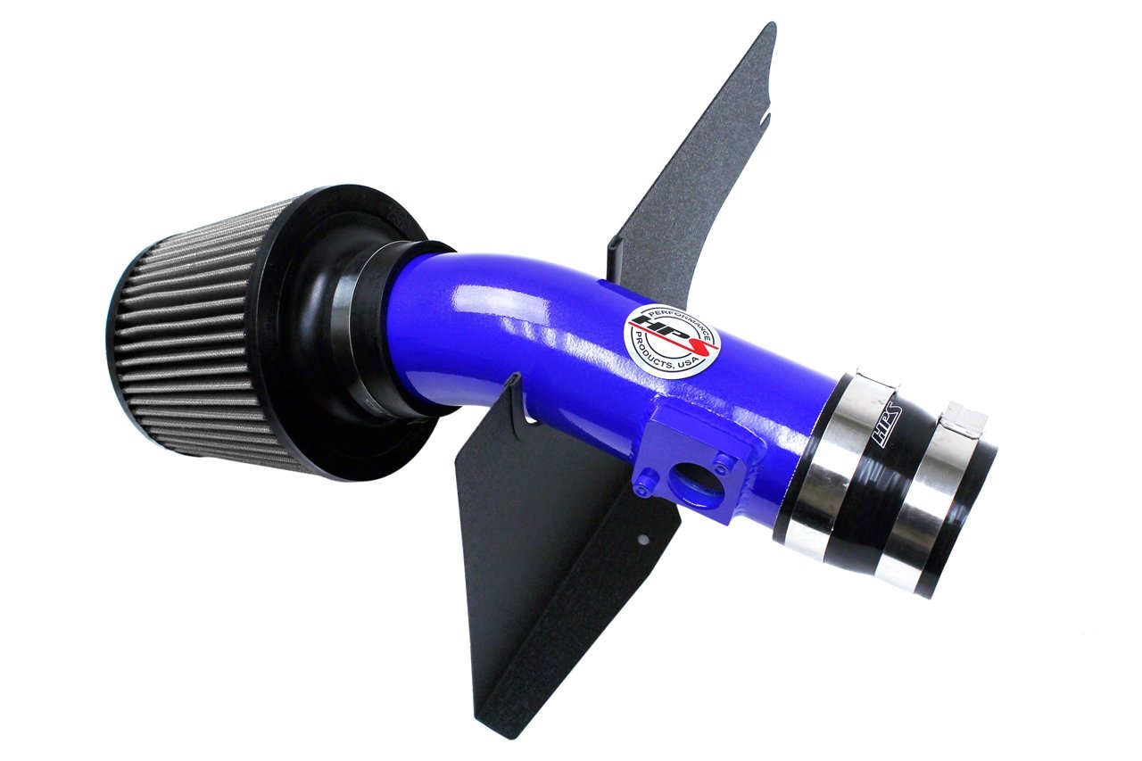 HPS Shortram Air Intake Kit 2008-2014 Subaru WRX STI 2.5L Turbo, Includes Heat Shield, 827-566