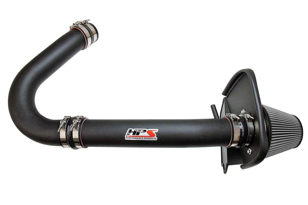 HPS Shortram Air Intake Kit 2011-2018 Dodge Charger 3.6L V6, Includes Heat Shield, Black