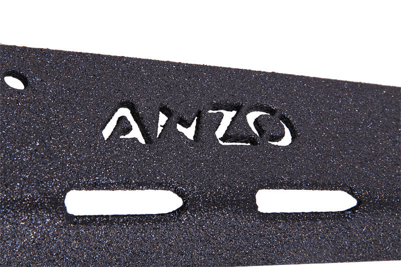 ANZO 1996-2006 Jeep Wrangler LED Bar Windshield Mounting Brackets 851034