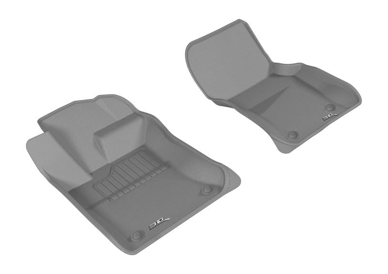 3D MAXpider 2017-2020 Jaguar XE Kagu 1st Row Floormat - Gray L1JG00811501