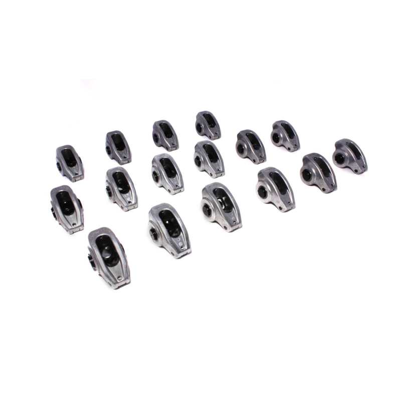 Comp Cams High Energy Die Cast Aluminum Roller Rocker Arms, 3/8" Stud, 1.6 Ratio