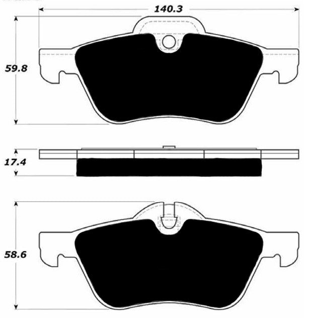 Porterfield Brake Pads for 2006 MINI Cooper