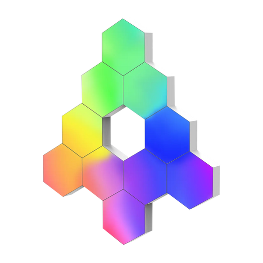 Hexagon LED Wall Light Panels  (10 Pack)