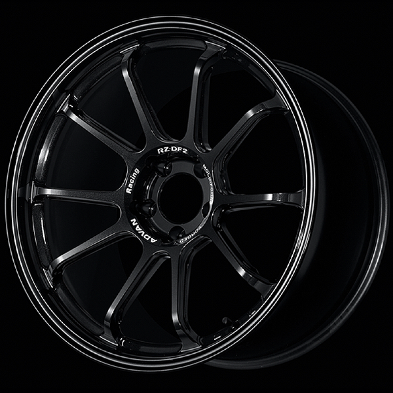 Advan RZ-DF2 20x9.5 / +33 Offset / 5x114.3 / 73mm Bore / Racing Titanium Black YAF0J33ETB