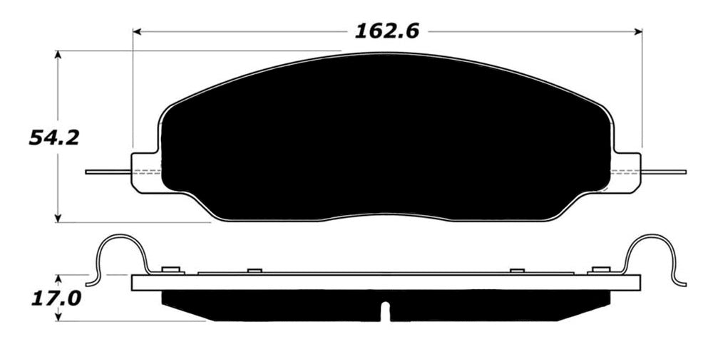 Porterfield Brake Pads for 2008 FORD MUSTANG GT V8