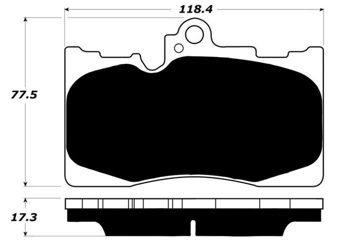 Porterfield Brake Pads for 2008 LEXUS GS 300