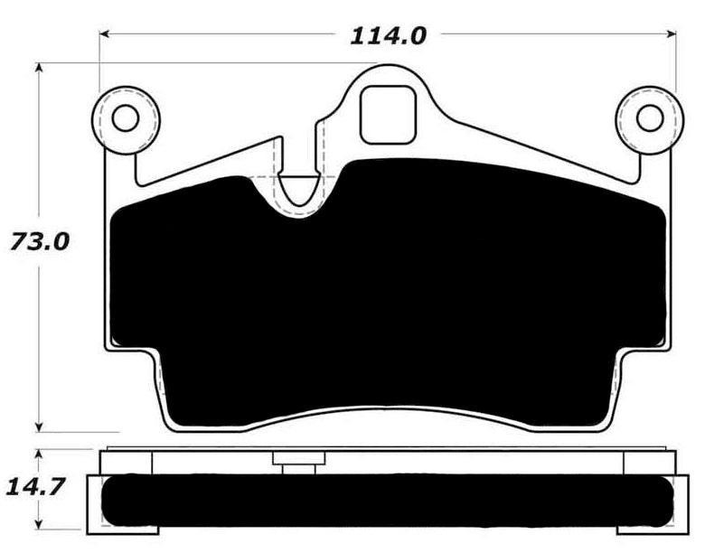 Porterfield Brake Pads for 2013 PORSCHE BOXSTER S